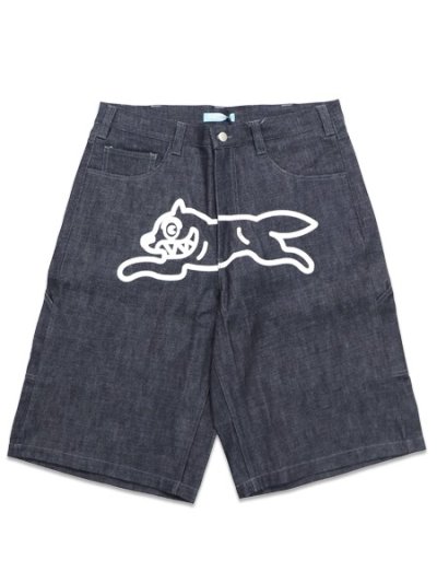 画像1: 【送料無料】ICECREAM BUGGY DENIM SHORTS DEEP BLUE