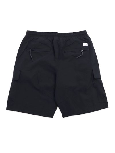 画像2: PRO CLUB COMFORT STRETCH NYLON CARGO SHORT 9.5" BLACK
