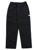 【送料無料】PRO CLUB HW STRETCH TWILL CARGO LOUNGE PANT BLACK