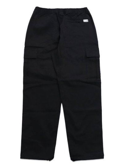 画像2: 【送料無料】PRO CLUB HW STRETCH TWILL CARGO LOUNGE PANT BLACK