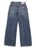 【送料無料】TRUE RELIGION VINNY BIG T CARPENTER BAGGY 34" RED WINE MEDIUM WASH