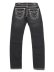 画像1: 【送料無料】TRUE RELIGION ROCCO SUPER T FLAP SKINNY 32" SMOG OVERDYE BLACK WASH (1)