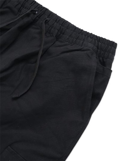 画像3: 【送料無料】PRO CLUB HW STRETCH TWILL CARGO LOUNGE PANT BLACK