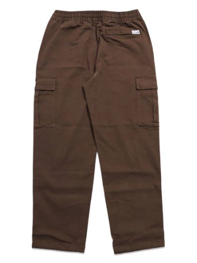 画像2: 【送料無料】PRO CLUB HW STRETCH TWILL CARGO LOUNGE PANT CHOCO BROWN