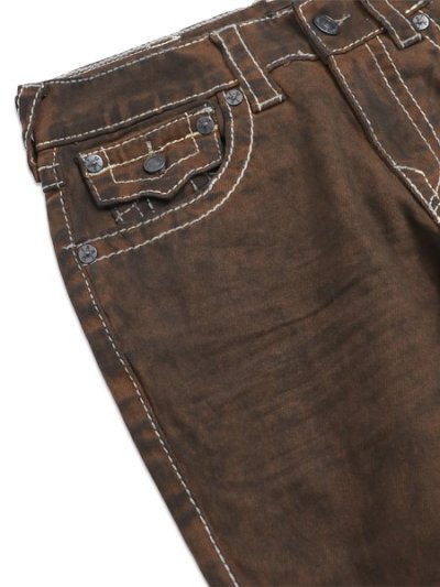 画像3: 【送料無料】TRUE RELIGION RICKY BIG T OVERDYED STR 34" CHARLATANS BROWN WASH