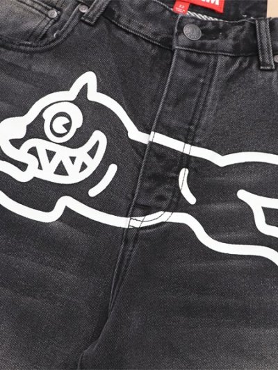 画像6: 【送料無料】ICECREAM BREYER DENIM SHORTS BLACK FUDGE