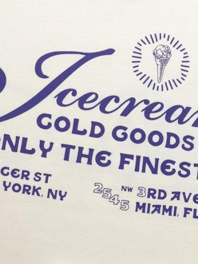 画像4: 【送料無料】ICECREAM ONLY THE FINEST TEE ANTIQUE WHITE