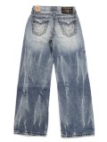 【送料無料】TRUE RELIGION VINNY SUPER T ULTRA BAGGY 34" ELECTRIC GROVE MW