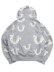 画像2: 【送料無料】TRUE RELIGION WARPED LOGO BOXY HOODIE HEATHER GREY/WHITE (2)