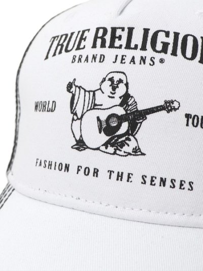 画像6: 【送料無料】TRUE RELIGION BUDDHA TRUCKER HAT WHITE/BLACK