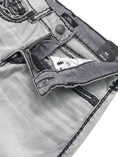 画像4: 【送料無料】TRUE RELIGION RICKY SUPER QT FLAP STRAIGHT 34" GRITSTONE GREY WASH 