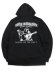 画像2: 【送料無料】TRUE RELIGION GLOSSY ARCHED LOGO ZIP HOODIE BLACK (2)