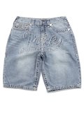 【送料無料】TRUE RELIGION BOBBY LOGO APPLIQUE SUPER T SHORT BEACHED OUT MDW
