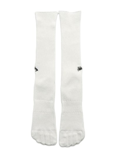 画像1: WHIMSY SOCKS WASHI V EMJAY SOCKS WHITE