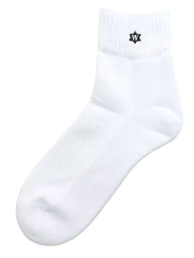 画像1: WHIMSY SOCKS VERSE SOCKS WHITE