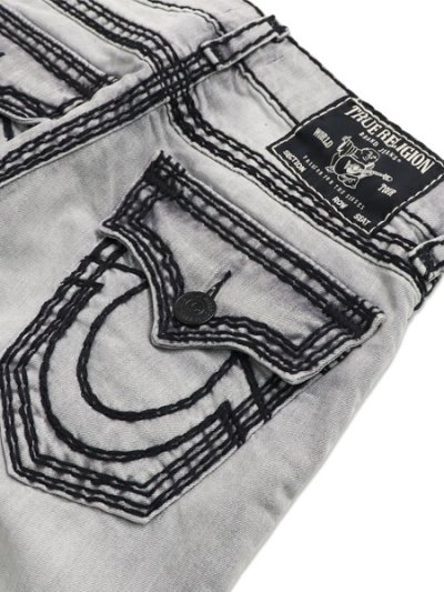 画像5: 【送料無料】TRUE RELIGION RICKY SUPER QT FLAP STRAIGHT 34" GRITSTONE GREY WASH 