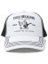画像2: 【送料無料】TRUE RELIGION BUDDHA TRUCKER HAT WHITE/BLACK (2)