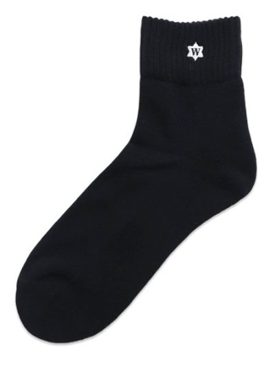画像1: WHIMSY SOCKS VERSE SOCKS BLACK