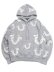 画像1: 【送料無料】TRUE RELIGION WARPED LOGO BOXY HOODIE HEATHER GREY/WHITE (1)