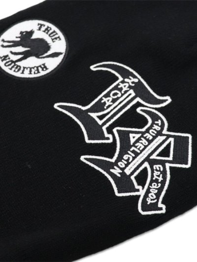画像3: TRUE RELIGION LOGO PATCH BEANIE BLACK