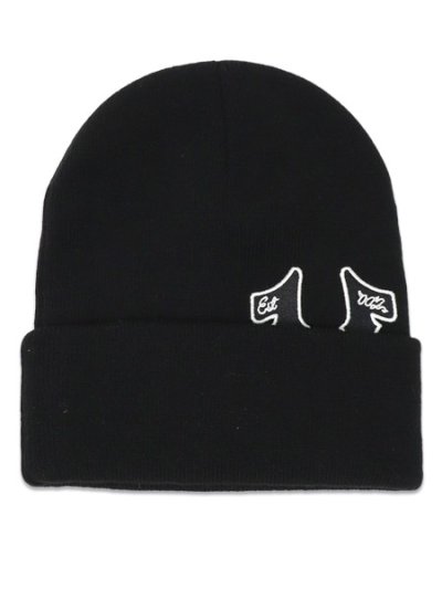 画像2: TRUE RELIGION LOGO PATCH BEANIE BLACK