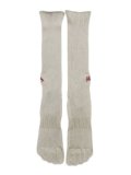 WHIMSY SOCKS WASHI V EMJAY SOCKS BEIGE