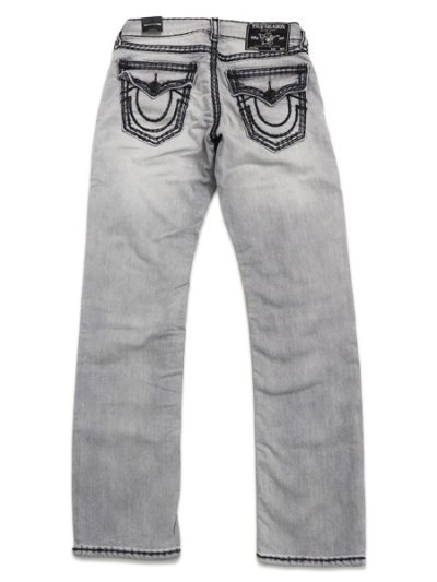 画像1: 【送料無料】TRUE RELIGION RICKY SUPER QT FLAP STRAIGHT 34" GRITSTONE GREY WASH 