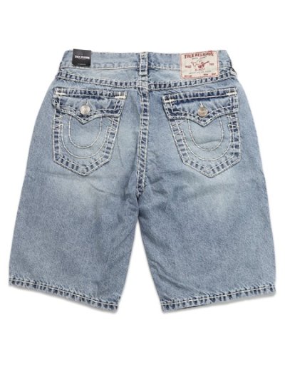 画像2: 【送料無料】TRUE RELIGION BOBBY LOGO APPLIQUE SUPER T SHORT BEACHED OUT MDW