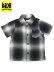 画像1: 【KIDS】CALTOP TODDLER FL PLAID S/S SHIRT BLACK/IVORY (1)