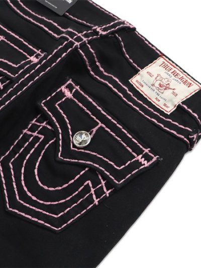 画像5: 【送料無料】TRUE RELIGION WMS BECCA MID RISE SUPER T BOOTCUT BODY RINSE BLACK