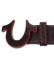 画像2: 【送料無料】TRUE RELIGION PRINT LOGO BELT BLACK (2)