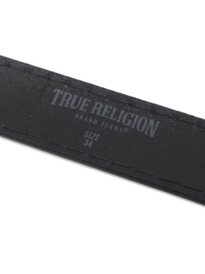 画像5: 【送料無料】TRUE RELIGION PRINT LOGO BELT BLACK