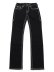 画像2: 【送料無料】TRUE RELIGION WMS BILLIE SUPER T MID RISE STRAIGHT BODY RINSE BLACK (2)