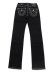 画像1: 【送料無料】TRUE RELIGION WMS BILLIE SUPER T MID RISE STRAIGHT BODY RINSE BLACK (1)