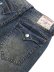 画像5: 【送料無料】TRUE RELIGION MIKEY FRAYED HEM FLAP BAGGY AF SHORT CHAINLINK DISTRESS DARK (5)