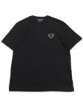 【送料無料】TRUE RELIGION LOGO OVERSEAM PUFF T TEE BLACK