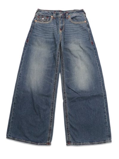 画像2: 【送料無料】TRUE RELIGION WMS JESSIE MID RISE SUPER T SUPER BAGGY PETAL BLOOM