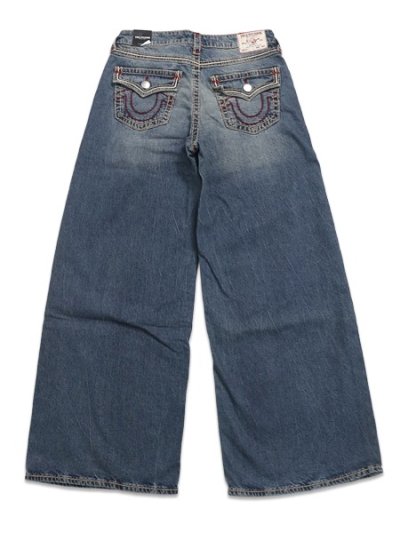画像1: 【送料無料】TRUE RELIGION WMS JESSIE MID RISE SUPER T SUPER BAGGY PETAL BLOOM