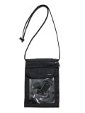 WHIMSY SOCKS SHOULDER POUCH BLACK