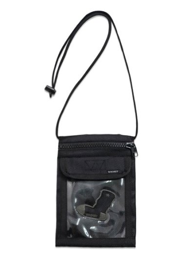 画像1: WHIMSY SOCKS SHOULDER POUCH BLACK