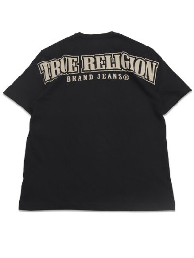 画像2: 【送料無料】TRUE RELIGION LOGO OVERSEAM PUFF T TEE BLACK