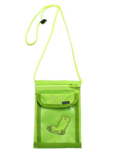 画像1: WHIMSY SOCKS SHOULDER POUCH SAFETY YELLOW