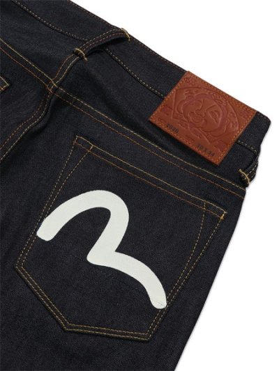 画像5: 【送料無料】EVISU WHITE SEAGULL JEANS #2020 INDIGO/WHITE