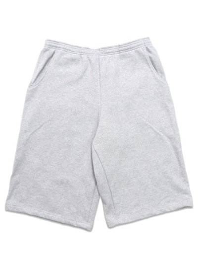 画像1: LOS ANGELES APPAREL HEAVY FLEECE EXTRA WIDE SWEAT SHORTS-ASH