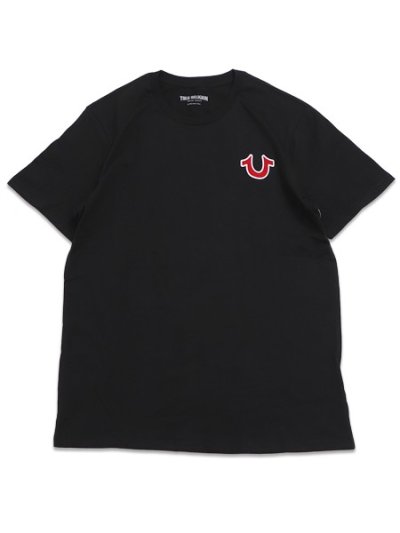 画像1: 【送料無料】TRUE RELIGION BUDDHA LOGO CREWNECK TEE BLACK