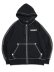 画像2: 【送料無料】TRUE RELIGION SUPER T BOXY ZIP HOODIE BLACK (2)
