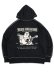 画像1: 【送料無料】TRUE RELIGION SUPER T BOXY ZIP HOODIE BLACK (1)
