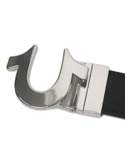 画像2: 【送料無料】TRUE RELIGION HORSESHOE NICKEL REVERSIBLE BELT BLACK/BROWN