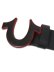 画像2: 【送料無料】TRUE RELIGION INDO-SAGE ENAMEL HORSESHOE BELT BLACK (2)