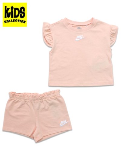 画像1: 【KIDS】NIKE TODDLER BABY FRENCH TERRY 2P SET-ARCTIC ORANGE